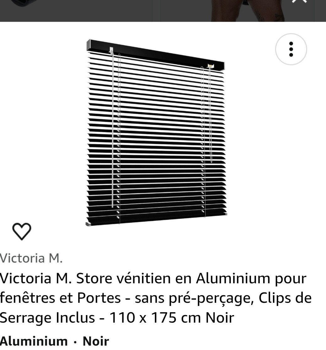 store vénitien aluminum, Maison & Meubles, Enlèvement, Store vénitien