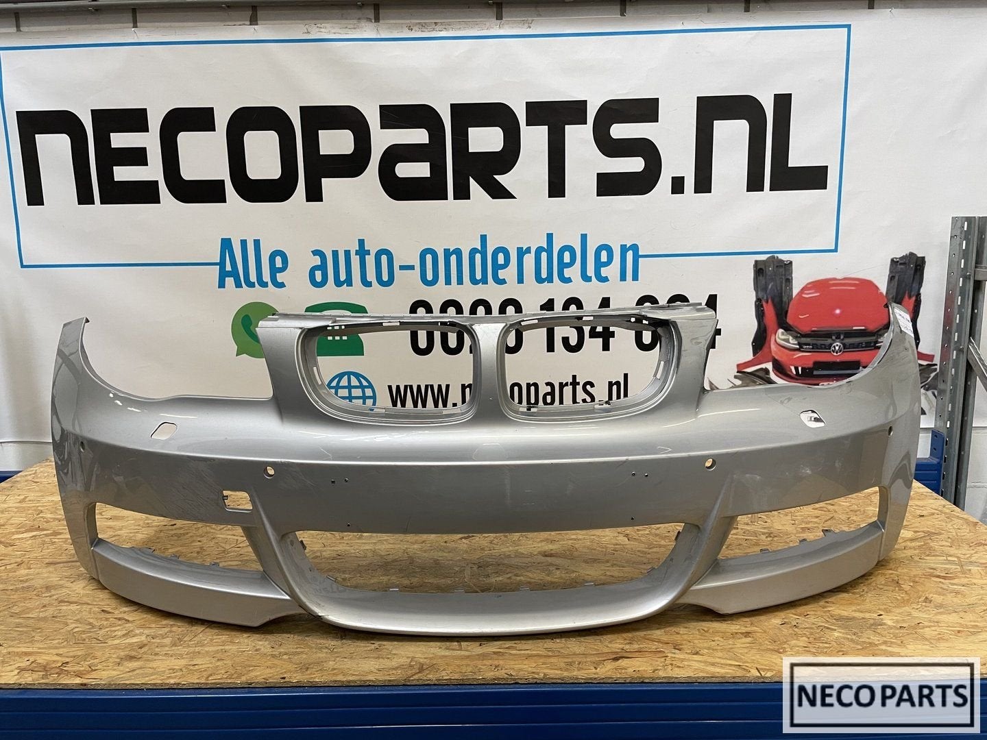 BMW 1 SERIE E82 E88 M VOORBUMPER BUMPER ORIGINEEL, -, Utilisé, -, Enlèvement ou Envoi