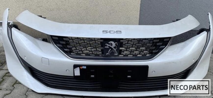 VOORBUMPER PEUGEOT 508 BUMPER LED CAMERA RADAR GRILL, -, Utilisé, -, Peugeot