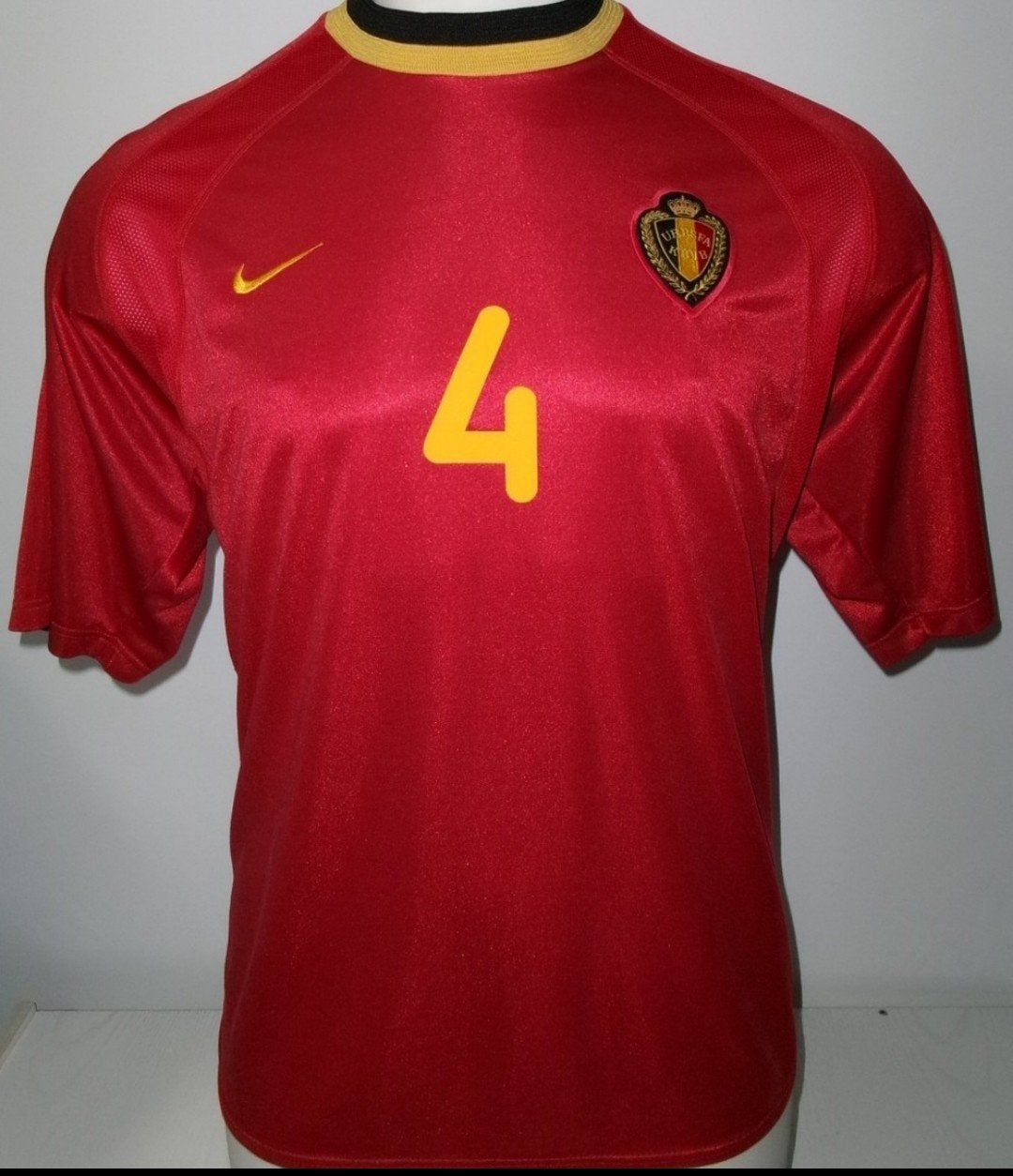België Lorenzo Staelens Voetbalshirt De Rode Duivels EK 2000, Verzenden