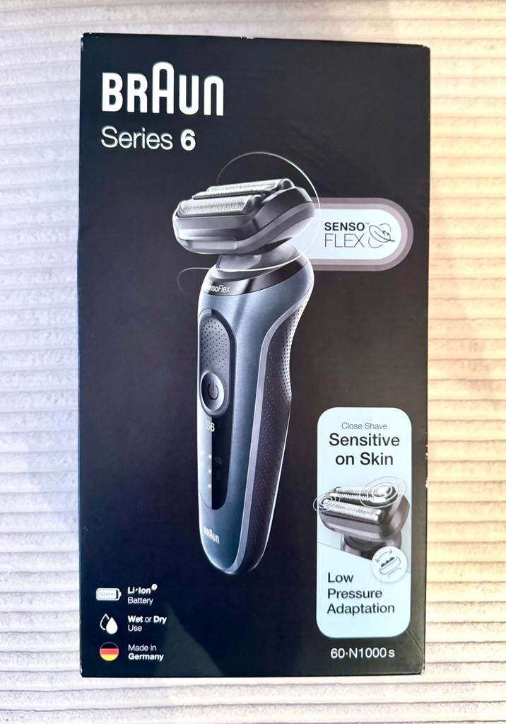 Braun Serie 6 Elektrisch Scheerapparaat!(NIEUWSTAAT), Ophalen of Verzenden, Zo goed als nieuw, Scheren en Epileren