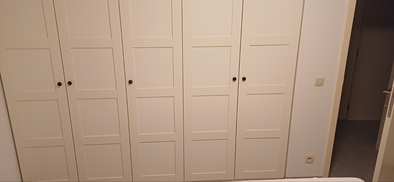 Ikea Pax kasten 3 stuks. totaal 250 cm. wit, 200 cm ou plus, Comme neuf, Enlèvement, 200 cm ou plus