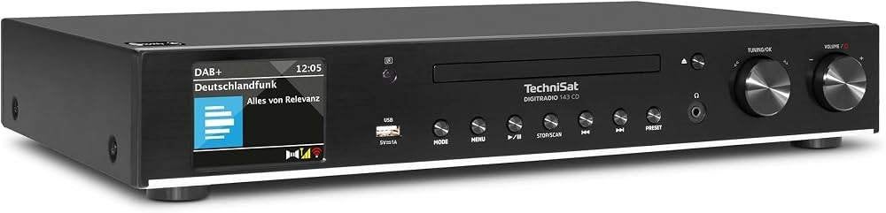 Technisat CD + Digitradio Radio internet DAB+, Audio, Tv en Foto, Ophalen, Zo goed als nieuw, Overige typen, Met cd-speler