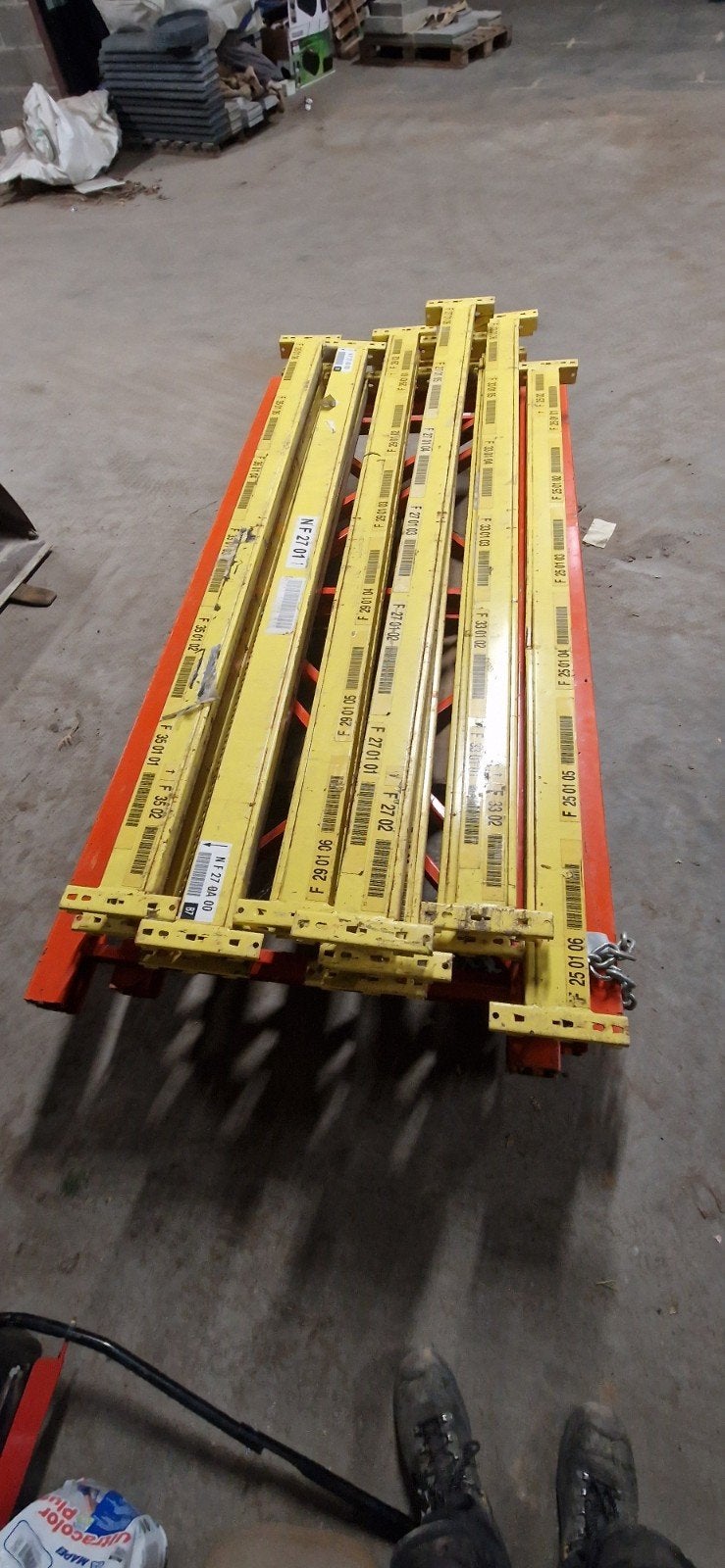 Palletstelling, Ophalen, Gebruikt