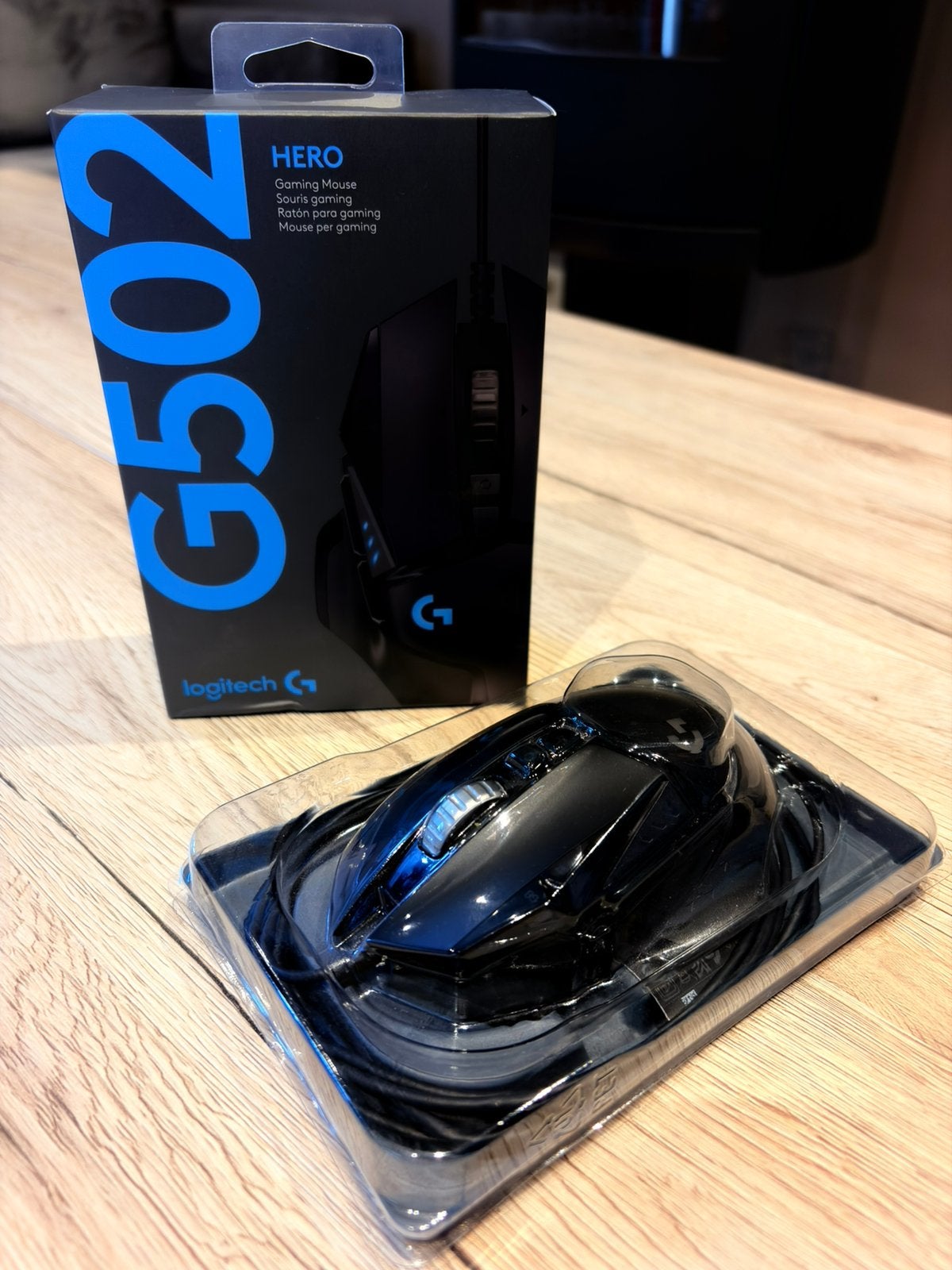 Souris gaming Logitech G-502 Hero, Souris, Comme neuf, Enlèvement, Droitier