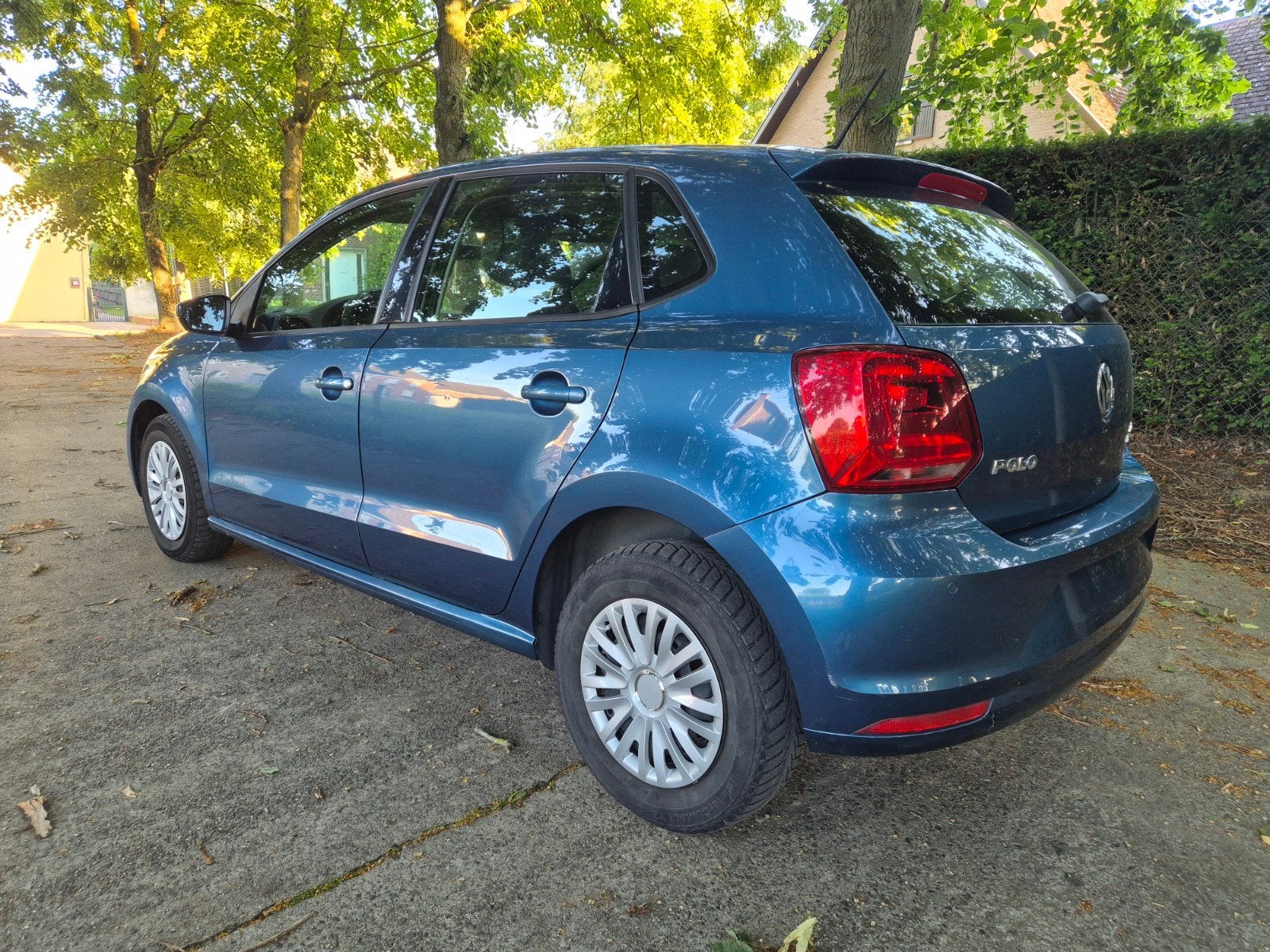 Volkswagen Polo 6R 1.4 TDI — 2015 — Euro 6b — Airconditionin, Auto's, Blauw, Bedrijf, Parkeersensor, Te koop