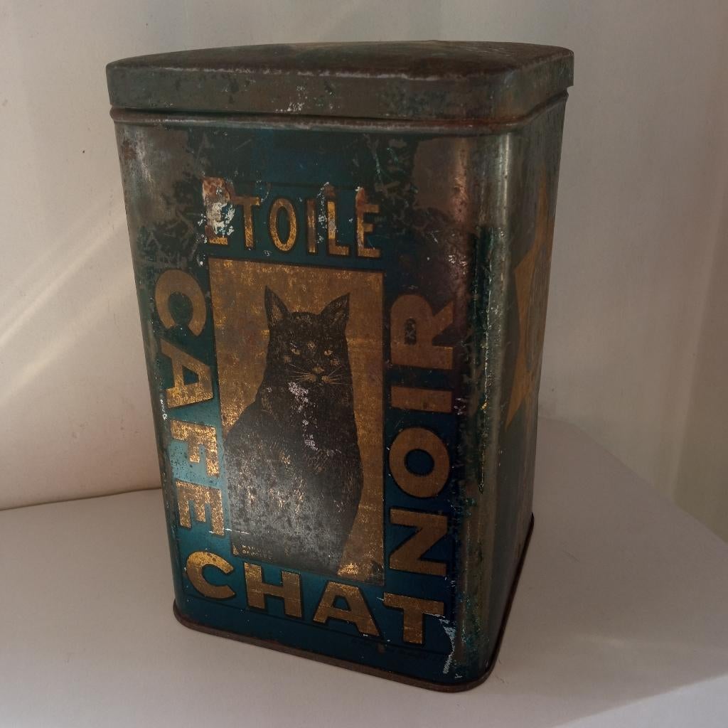 ZWARTE KATTENbak, Ophalen of Verzenden, Gebruikt, Koffie, Overige merken