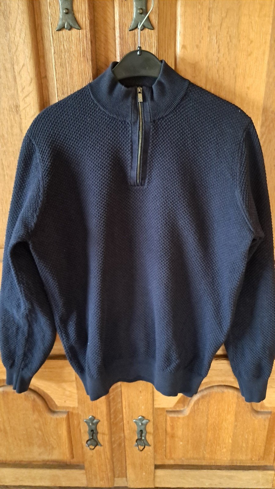Pull bleu pour homme 'Massimo Dutti' taille L, Enlèvement ou Envoi, Massimo Dutti, Bleu, Taille 52/54 (L)