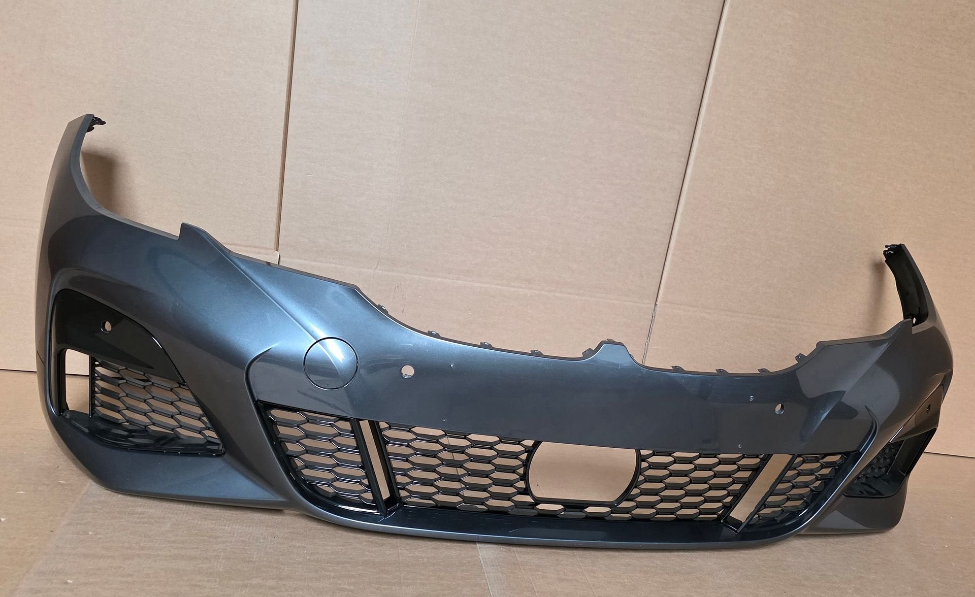 Voorbumper BMW 3 Serie G20 G21 M340i M Pakket 6xPDC, Gebruikt, -, Voor, Ophalen of Verzenden