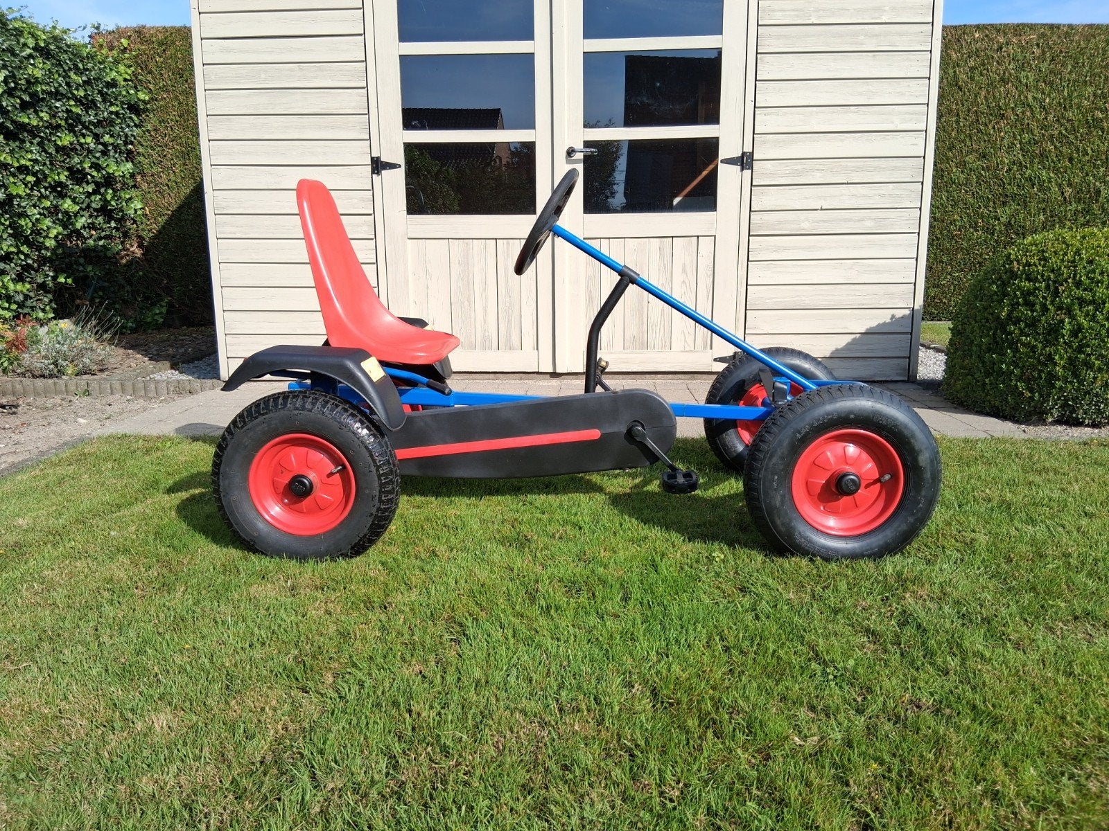 Berg skelter gocart, Ophalen, Gebruikt, Berg