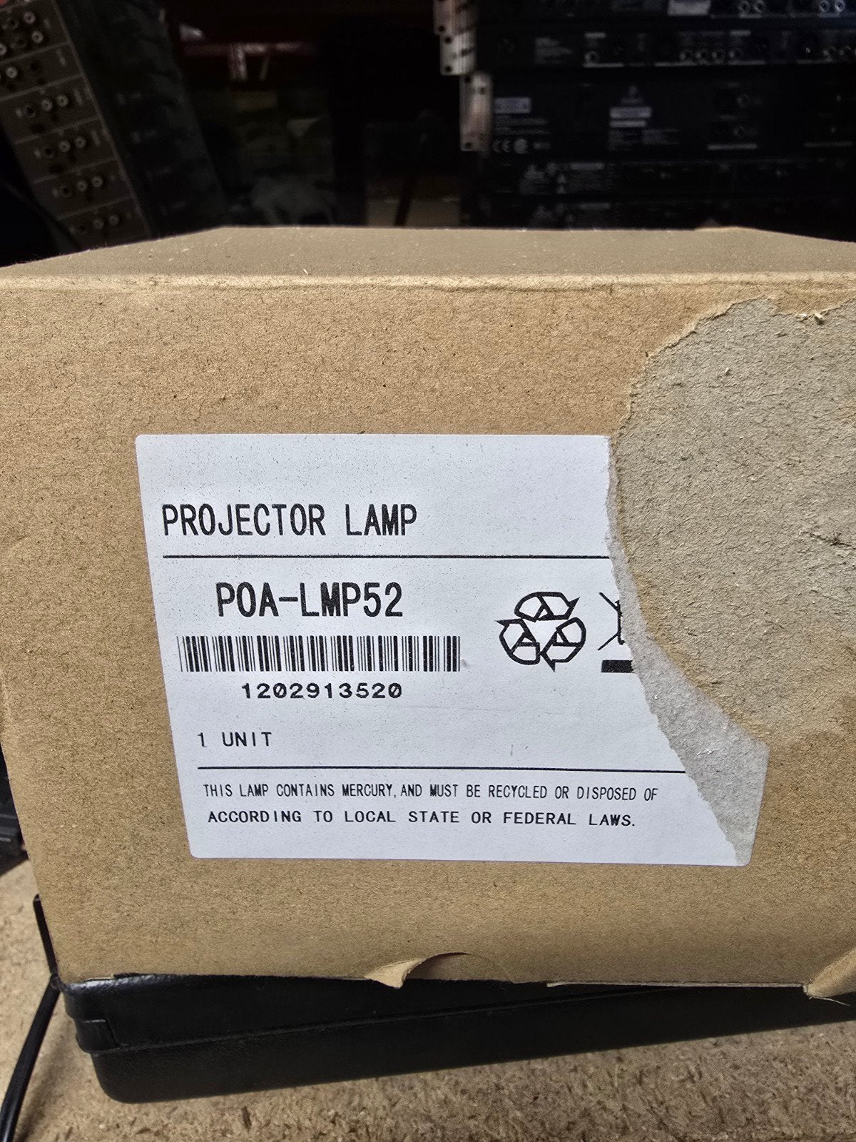 POA-LMP 52 beamer lamp, Ophalen