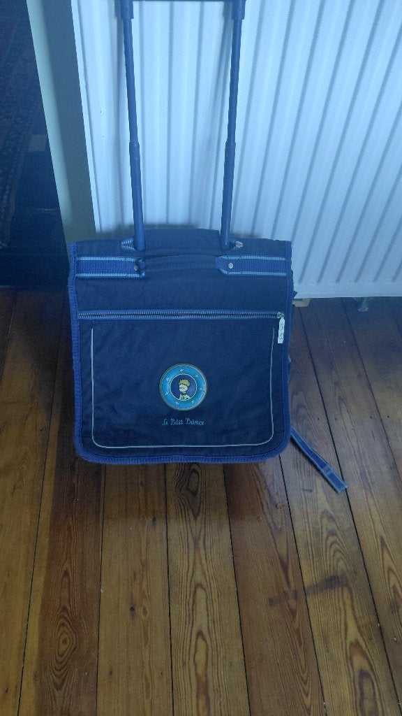 Tas, Ophalen, Blauw, Aktetas of Boekentas, 40 tot 50 cm