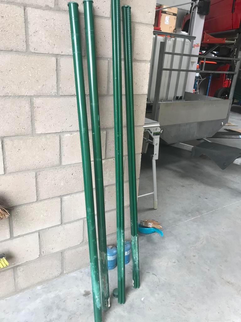 Heidemat met draadpanelen en 4 palen, Tuin en Terras, Ophalen, Gebruikt