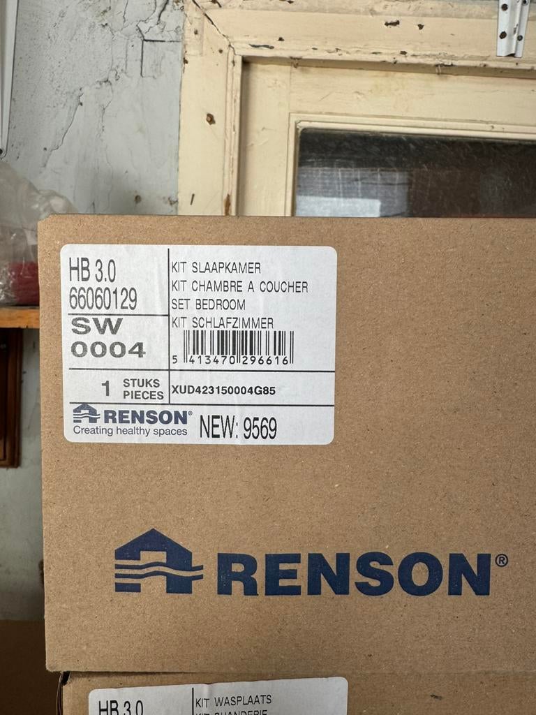 Renson kit (2x slaapkamer) (1x wasplaats) te koop, Enlèvement, Neuf, Ventilateur et Extracteur