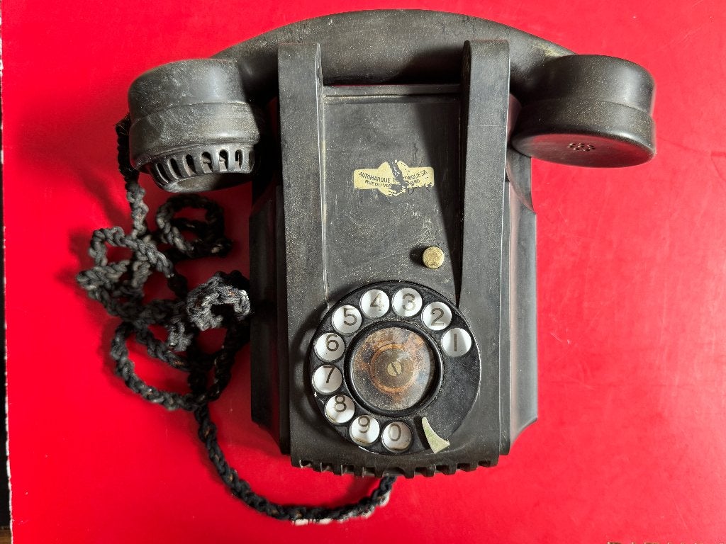 ATEA 51  -  ART DECO Muurtelefoon, Antiek en Kunst, Curiosa en Brocante, Ophalen of Verzenden
