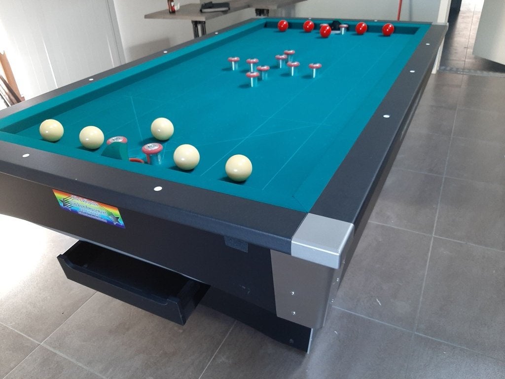 Duque en Verhoeven competitiebiljarts in stock., Ophalen, Zo goed als nieuw, Biljarttafel
