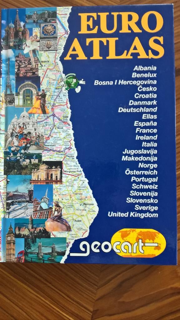 Carte géographique EURO ATLAS, Enlèvement ou Envoi, Neuf