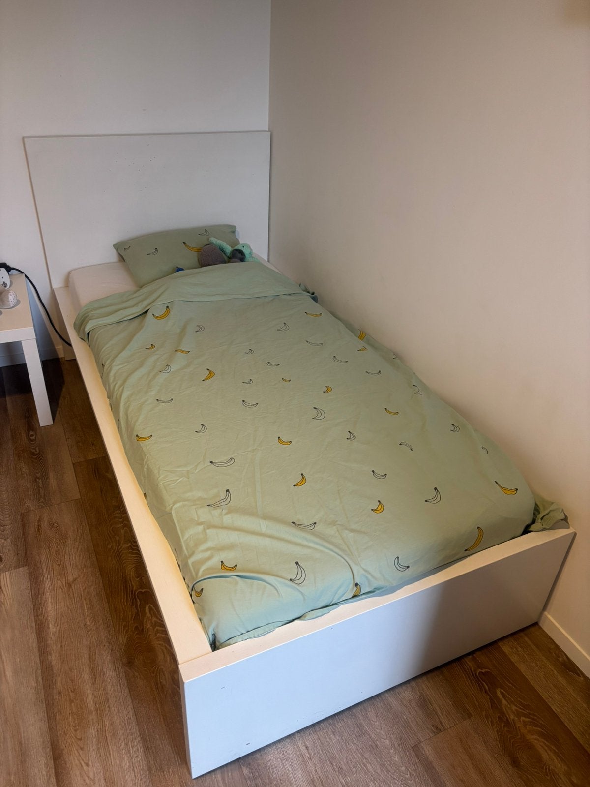 Eenpersoonsbed, Ophalen, Gebruikt, Eenpersoons, Wit