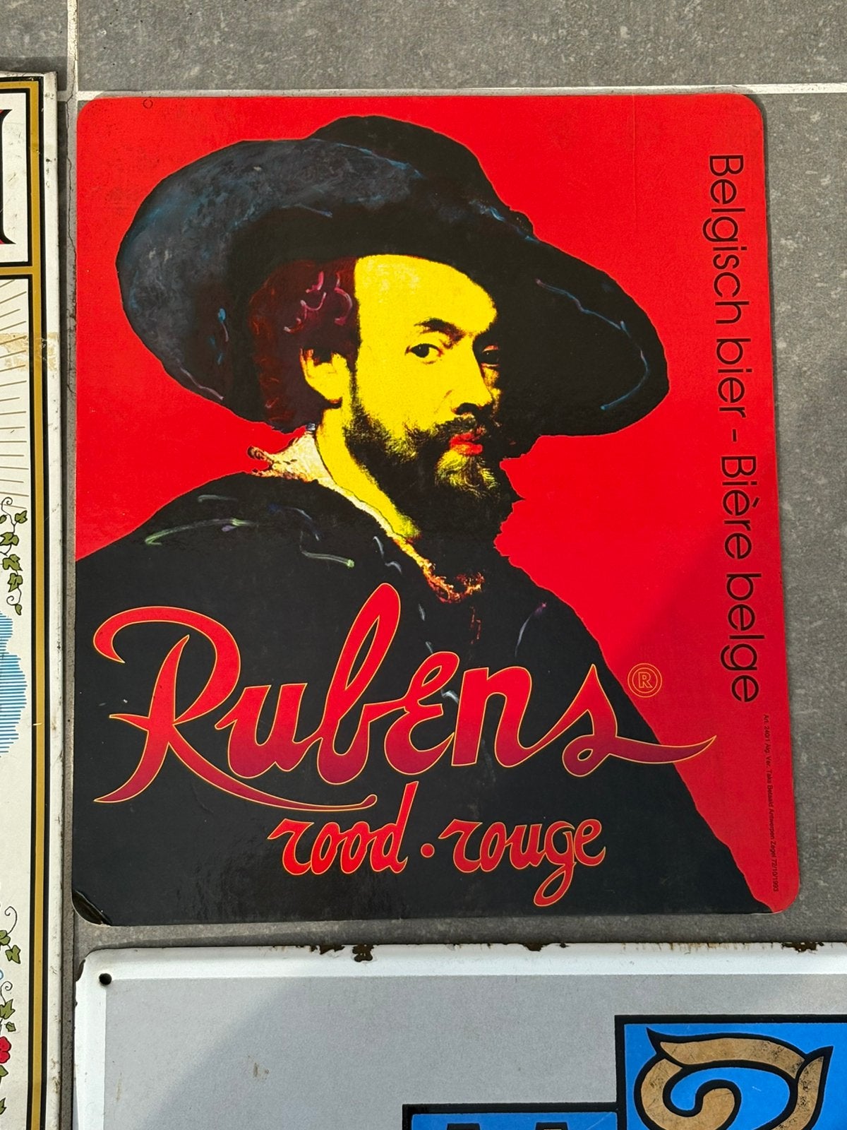 Panneau d'affichage Rubbens, Enlèvement ou Envoi, Comme neuf, Panneau publicitaire