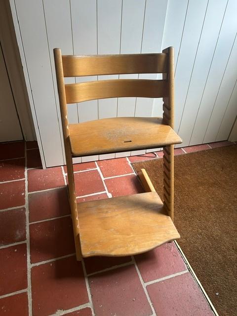 Tripp Trapp Stokke HOUT, Ophalen, Gebruikt, Meegroeistoel
