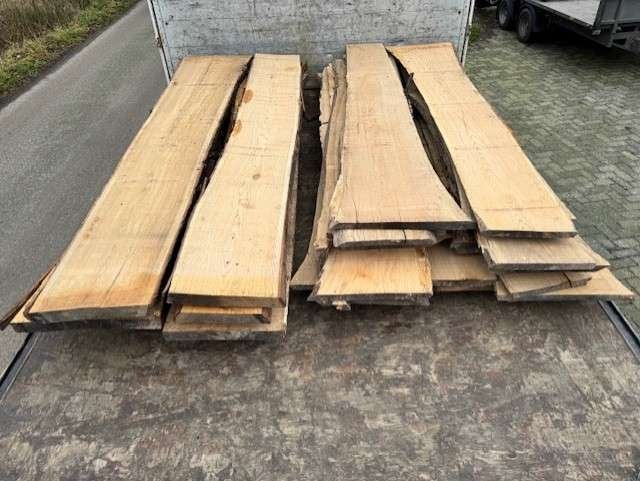 Eiken schaaldelen gedroogd – 5 cm dik – massief hout #4, Tuin en Terras, Ophalen of Verzenden, Nieuw, 250 cm of meer, Overige typen