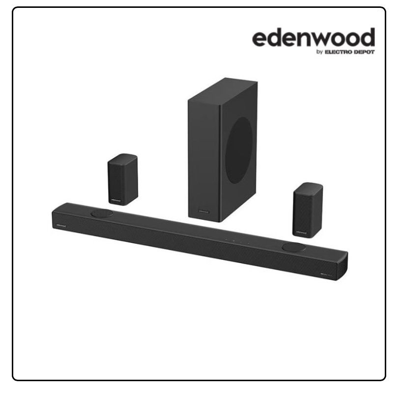 EDENWOOD BDS 200 ATMOS — Barre de son Dolby Atmos, Enlèvement, Bluetooth, Comme neuf