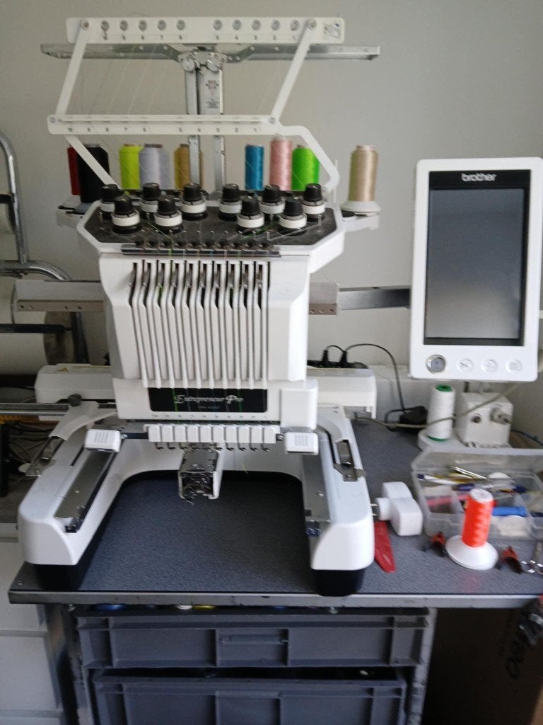 Borduurmachine, Ophalen, Gebruikt, Machineborduren, Borduurmachine