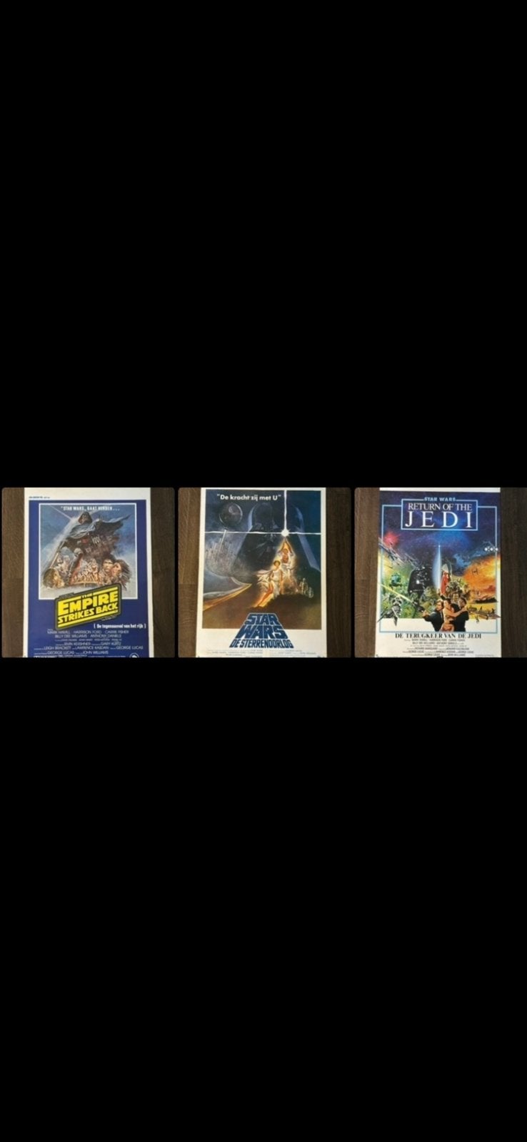 Originele Nederlandstalige Star Wars bioscoopposters, Ophalen of Verzenden