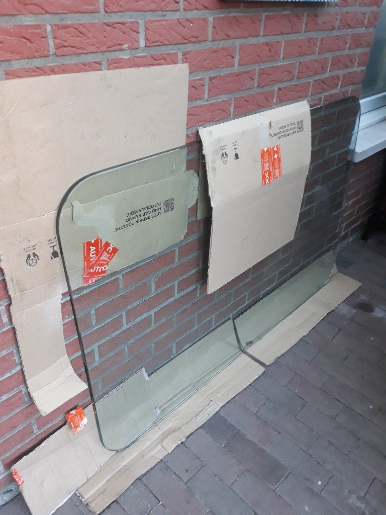 dik glazen blad, Panneau vitré, Comme neuf, Enlèvement, 80 à 120 cm