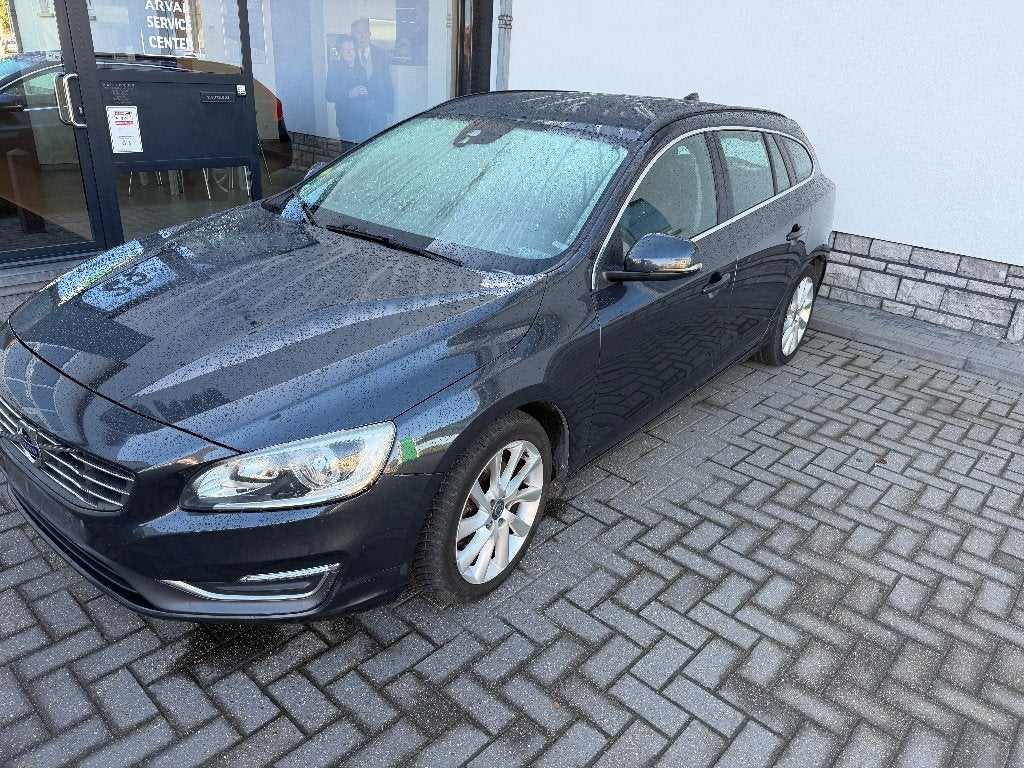 volvo  v60  break, Auto's, Euro 5, Zwart, Leder, V60