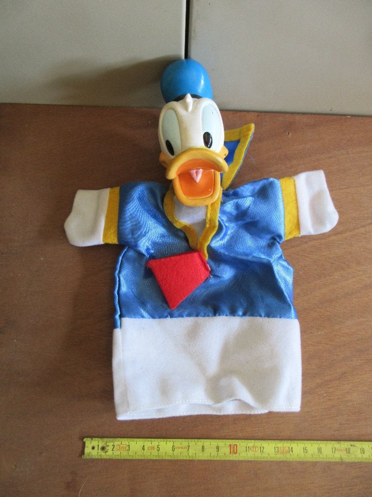 stoffen handpop van Donald Duck 122 C, Ophalen of Verzenden, Donald Duck, Gebruikt