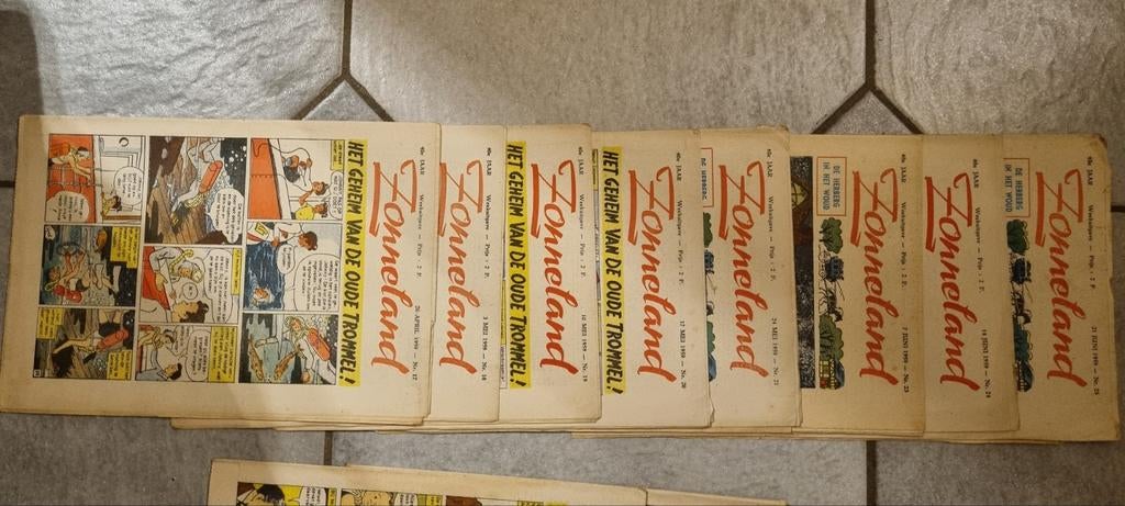 Zonneland blaadjes, Boeken, Ophalen, Gelezen, Overige typen