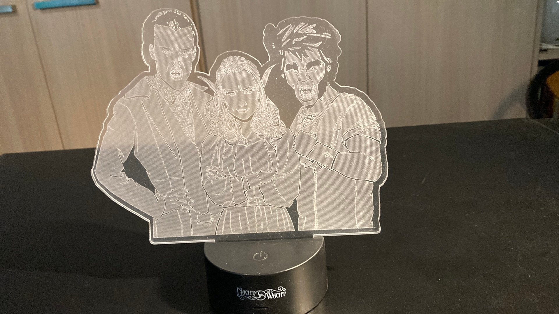 Nachtwacht lampje in verschilende kleuren, Ophalen, Zo goed als nieuw