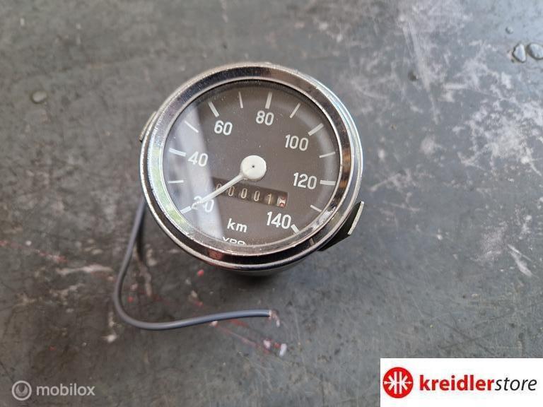 Zundapp 140 km teller origineel VDO gereviseerd, Fietsen en Brommers, Nieuw, Zundapp, Ophalen of Verzenden, Zundapp