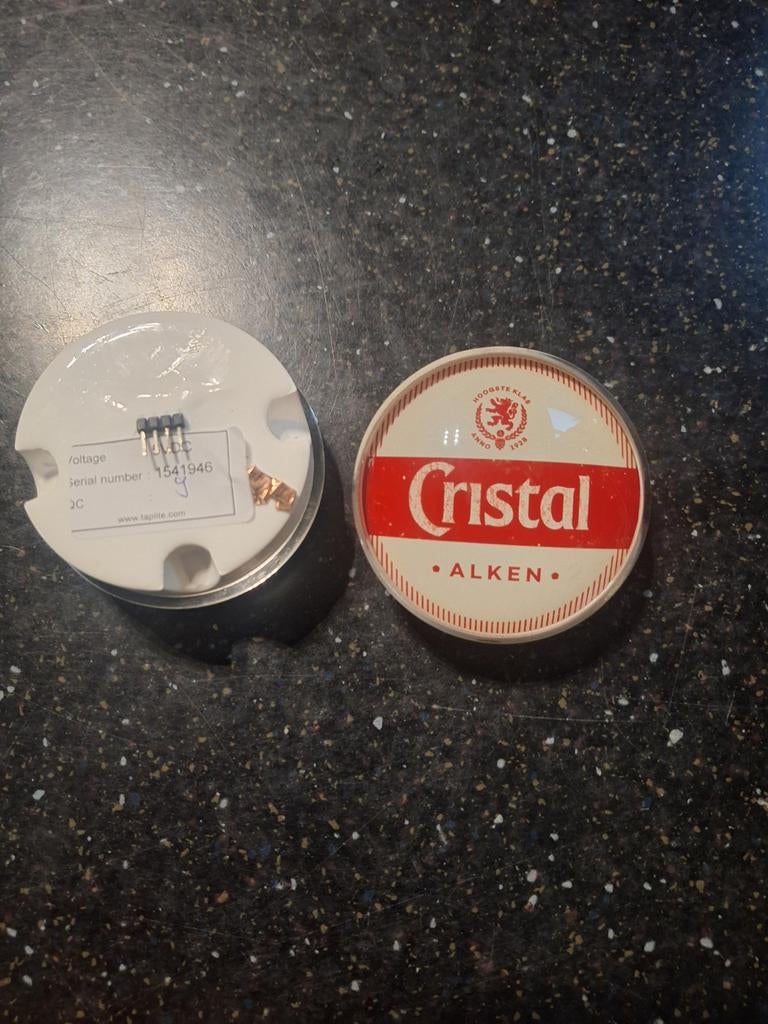 Cristal Alken verlichte taplens, Verzamelen, Ophalen of Verzenden, Zo goed als nieuw, Overige typen