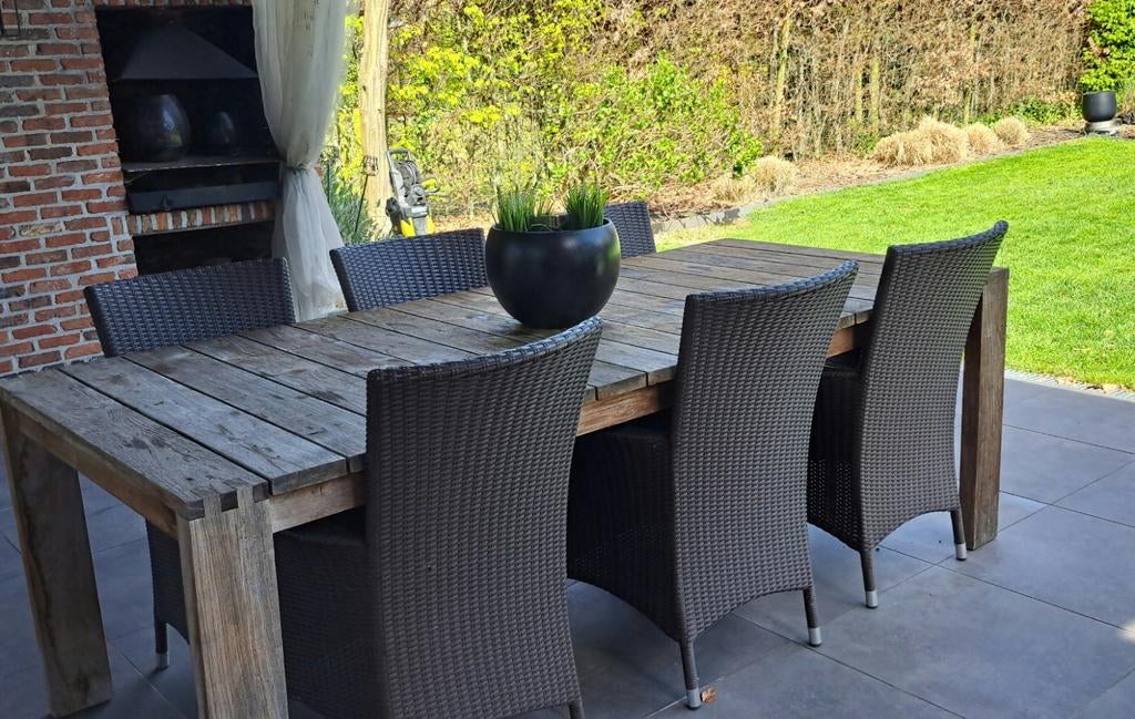 Tuintafel Bristol, Ophalen
