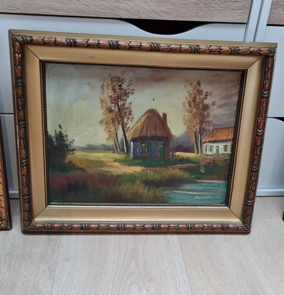 2 schilderijen, Ophalen