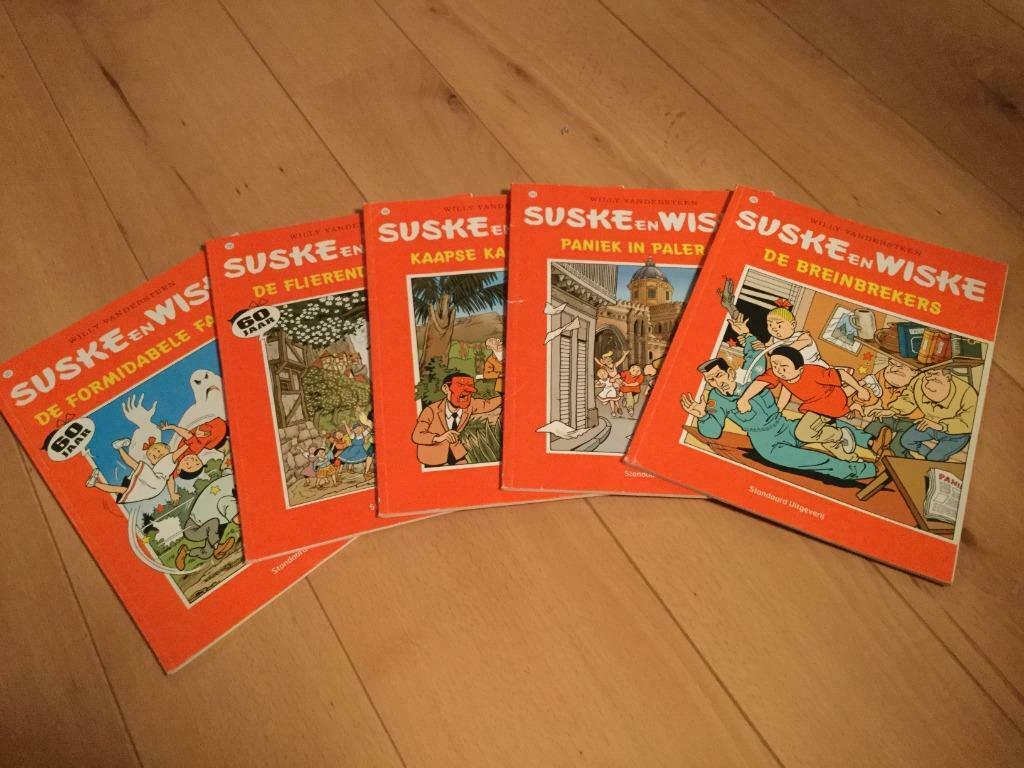 8 albums Suske en Wiske (173,177,183,196,230,243,261,283), Meerdere stripboeken, Ophalen, Gelezen, Willy Vandersteen