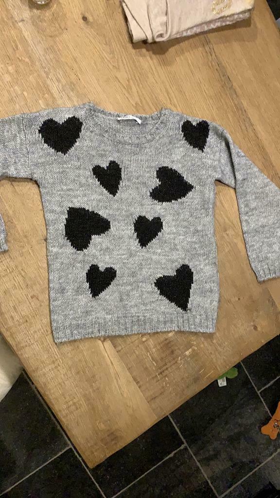 Prachtige trui Liu Jo maat 128 met Alpaca wol 🖤🤍, Meisje, Trui of Vest, Ophalen of Verzenden, Zo goed als nieuw