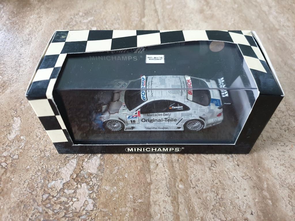 Minichamps 1/43 Mercedes CLK DTM Original Teile Tiemann 2020, Hobby en Vrije tijd, Ophalen of Verzenden, Nieuw, Auto, MiniChamps