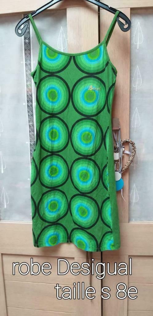 robe d'été désigual S, Enlèvement ou Envoi, Taille 36 (S), Vert, Desigual