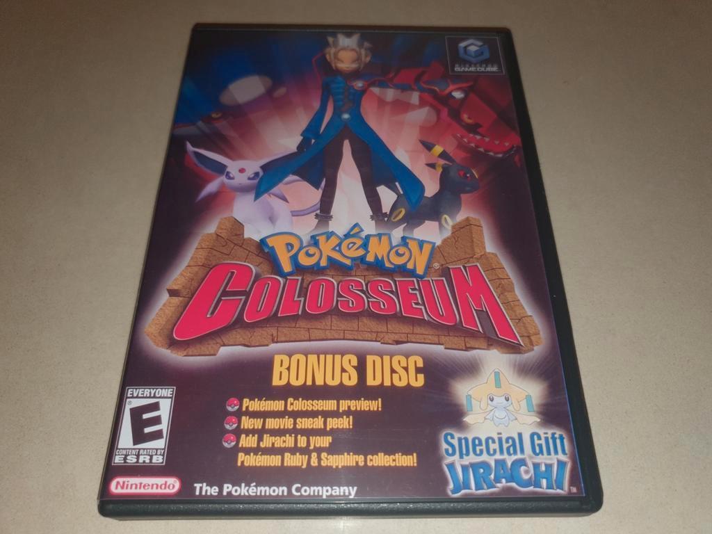 Pokemon Colloseum Bonus Disc GameCube GC Game Case, Games en Spelcomputers, Games | Nintendo GameCube, Verzenden, Zo goed als nieuw