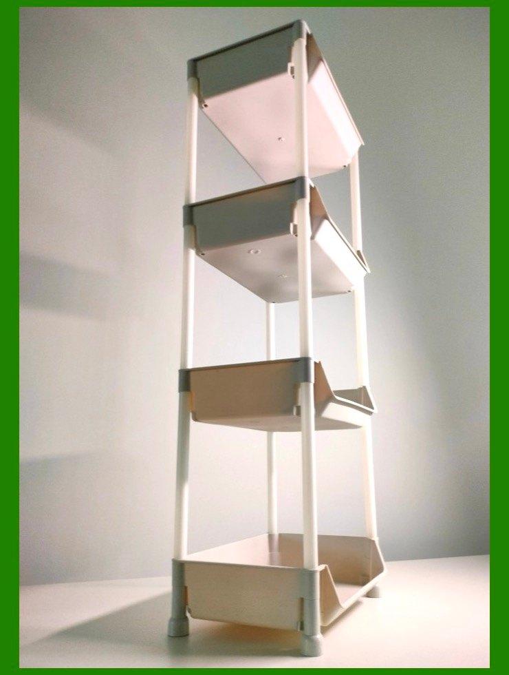 30 x 22 x 80cm Etroite étagère d'appoint plastique NEUF, Enlèvement ou Envoi, Neuf