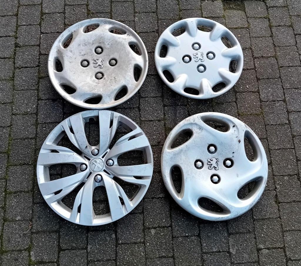 Wieldeksels Peugeot 106 206 306 307 13inch 14inch 15inch, Auto diversen, Wieldoppen, Gebruikt, Ophalen of Verzenden