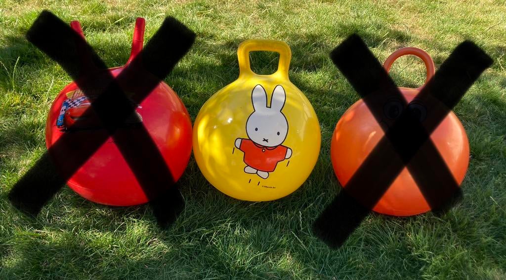 Skippybal, springbal Nijntje (vanaf 3 jaar), Ophalen of Verzenden, Gebruikt