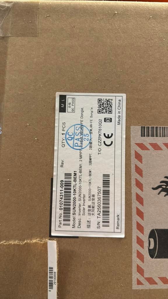 Huawei SUN2000-10KTL-BEM1, Nieuw, Ophalen of Verzenden, Huawei, China