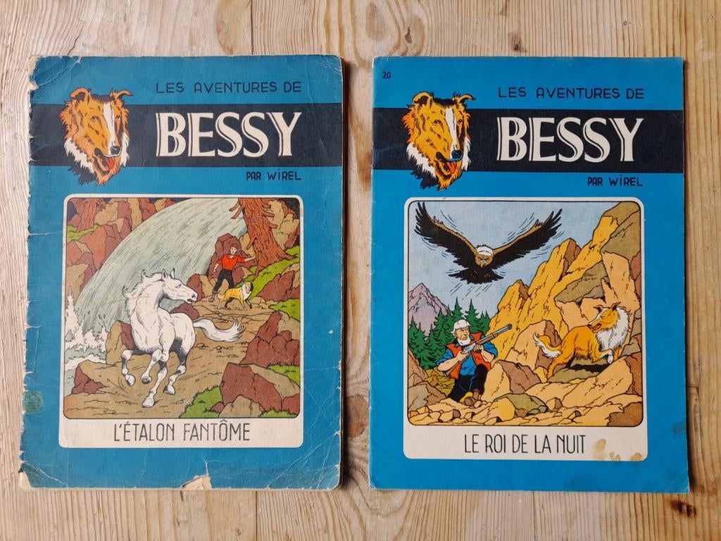 Lot 15 anciens Bessy incolores - Français, Enlèvement ou Envoi, Utilisé
