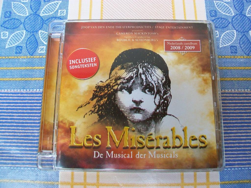 Les Miserables - Musical - Nederlands Castalbum 2008/2009, CD & DVD, CD | Néerlandophone, Enlèvement ou Envoi, Comme neuf, Bande Originale ou Comédie musicale