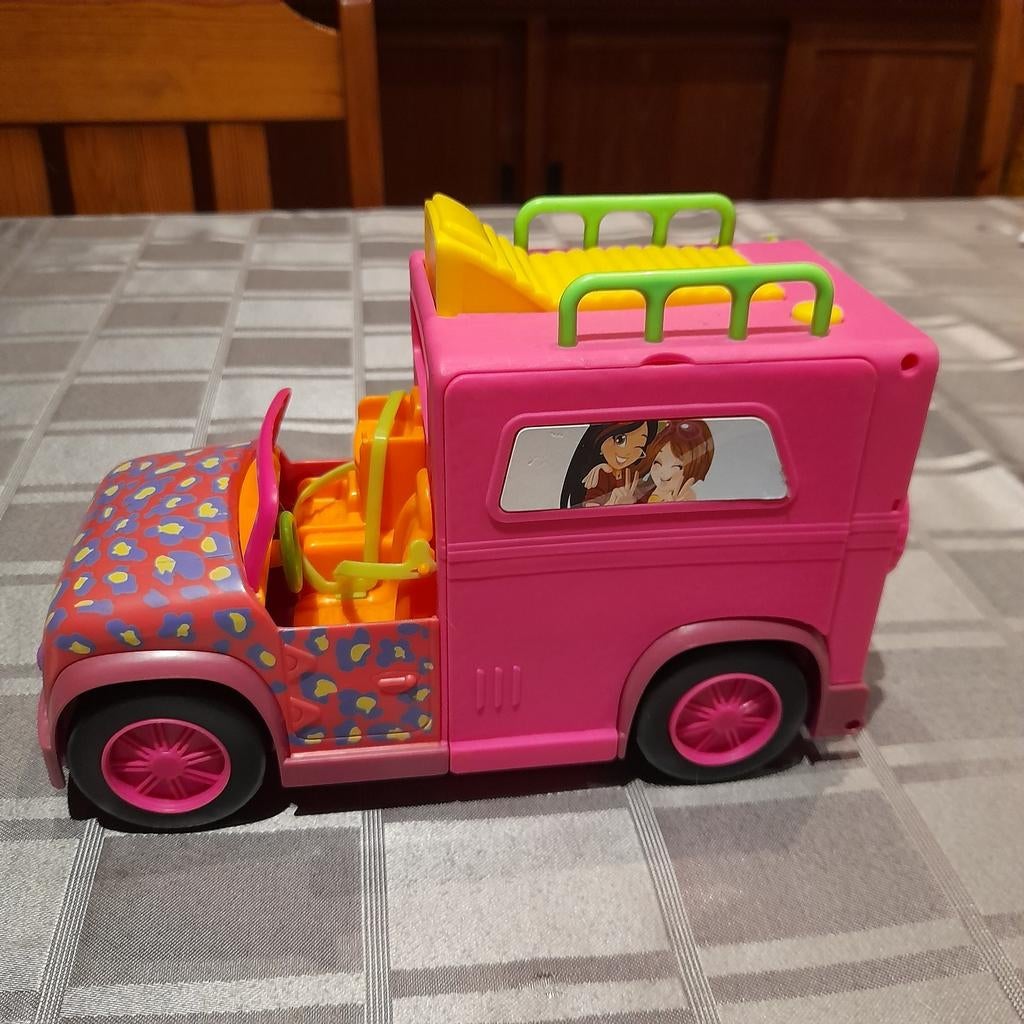 Polly pocket kampeer wagen/ camper, Enlèvement ou Envoi, Comme neuf