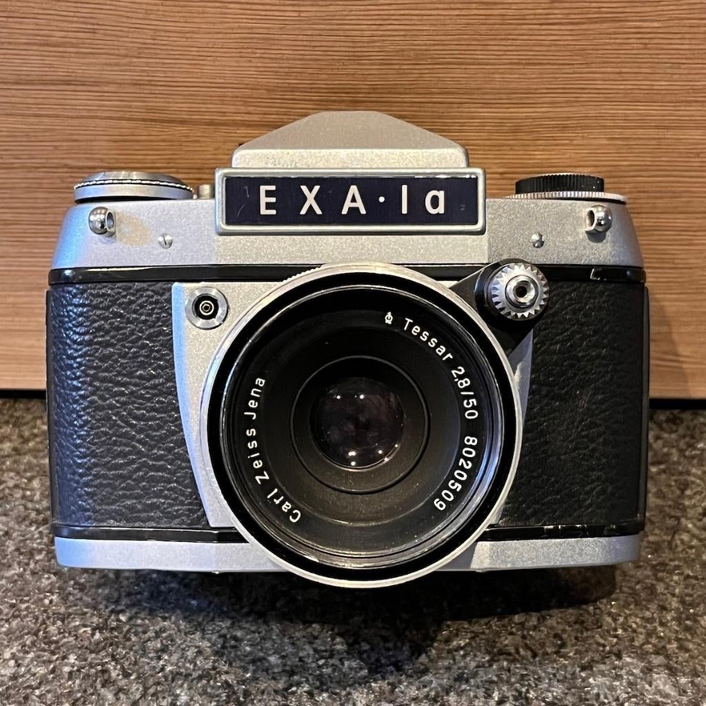 EXA 1A analoge 35mm spiegelreflex camera + Lens, Ophalen, Gebruikt, Spiegelreflex, Overige Merken